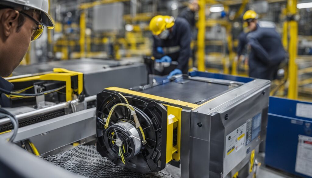 Sicherheit bei der Ventilatorwartung